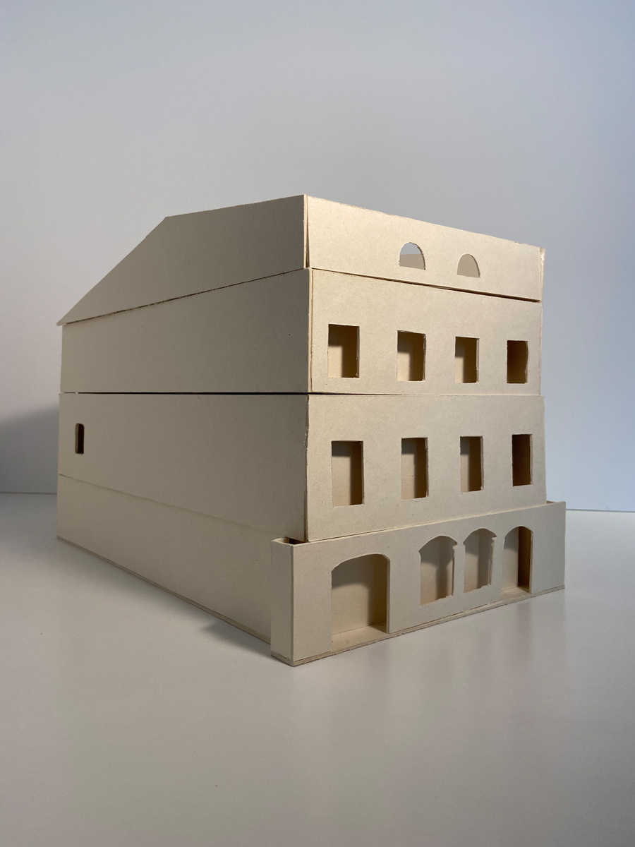 Praktikum bei FV2 Architektur Bau Modell Einfamilienhaus