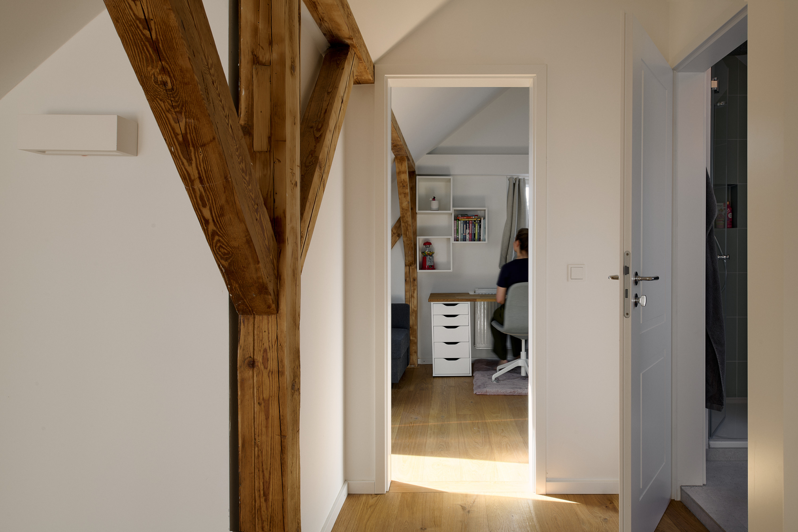 Dachgeschoss Umbau, Machbarkeitsstudie, Einbauten