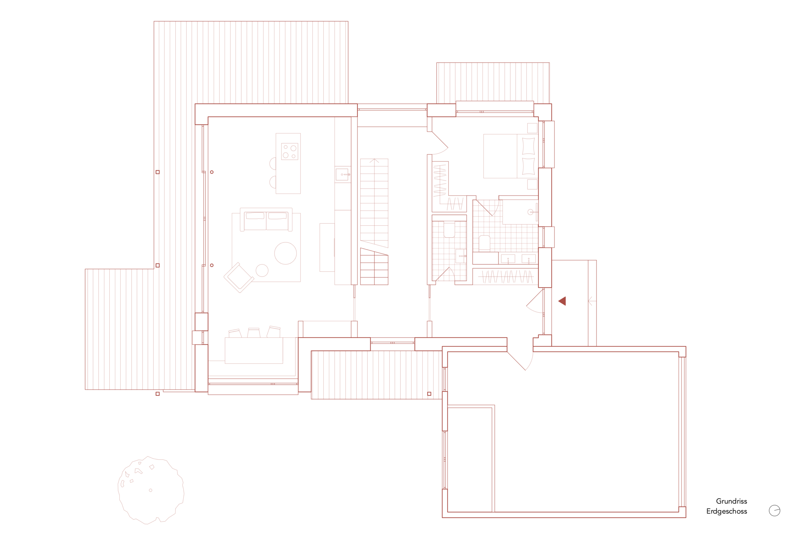 Holzmassivbauweise, Mehrgenerationenhaus, Holzbau
