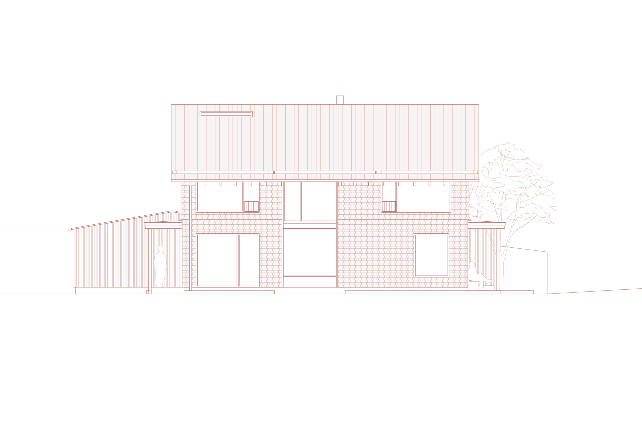 Holzmassivbauweise, Mehrgenerationenhaus, Holzbau