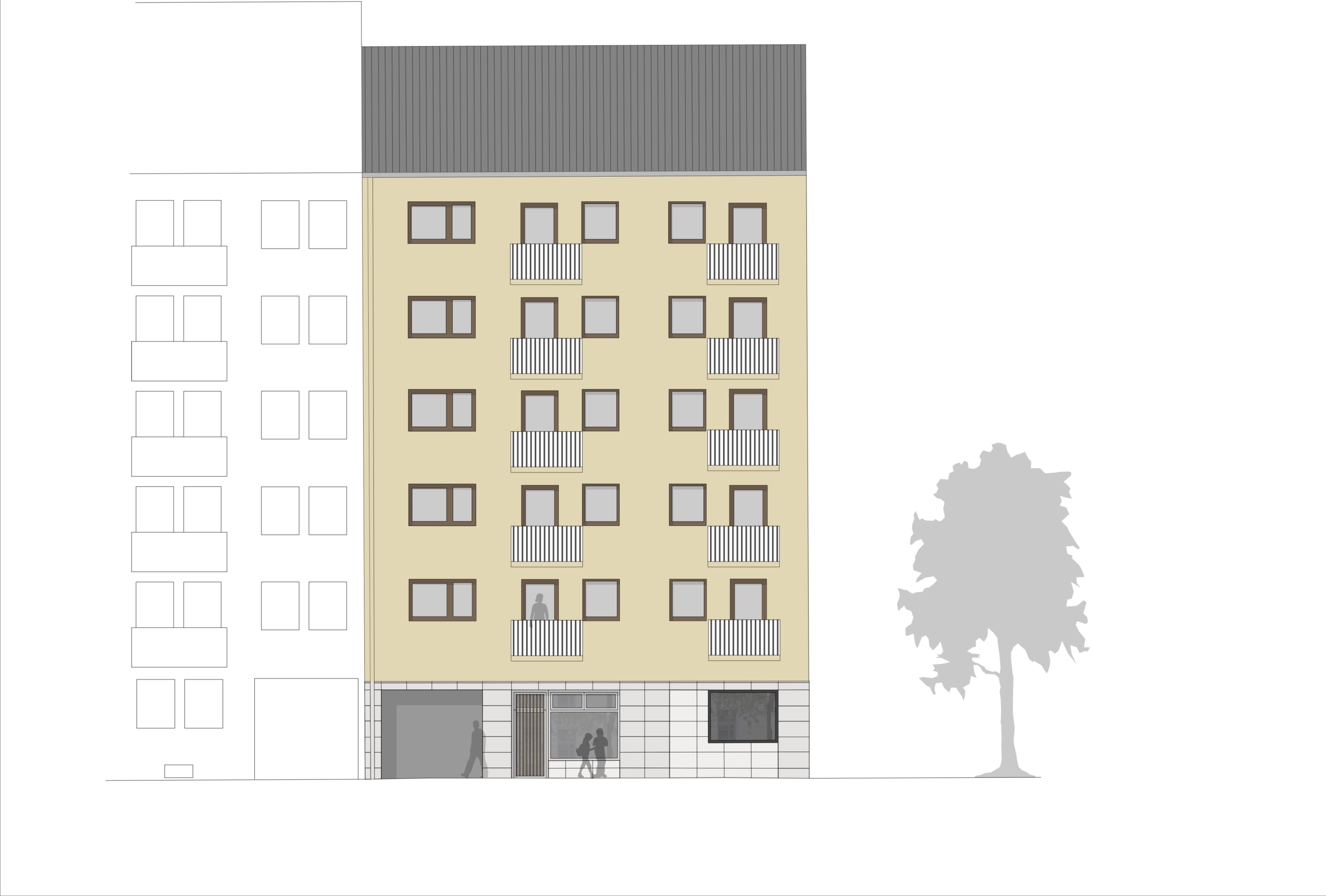 Machbarkeitsstudie, Anbau, Wohnraum