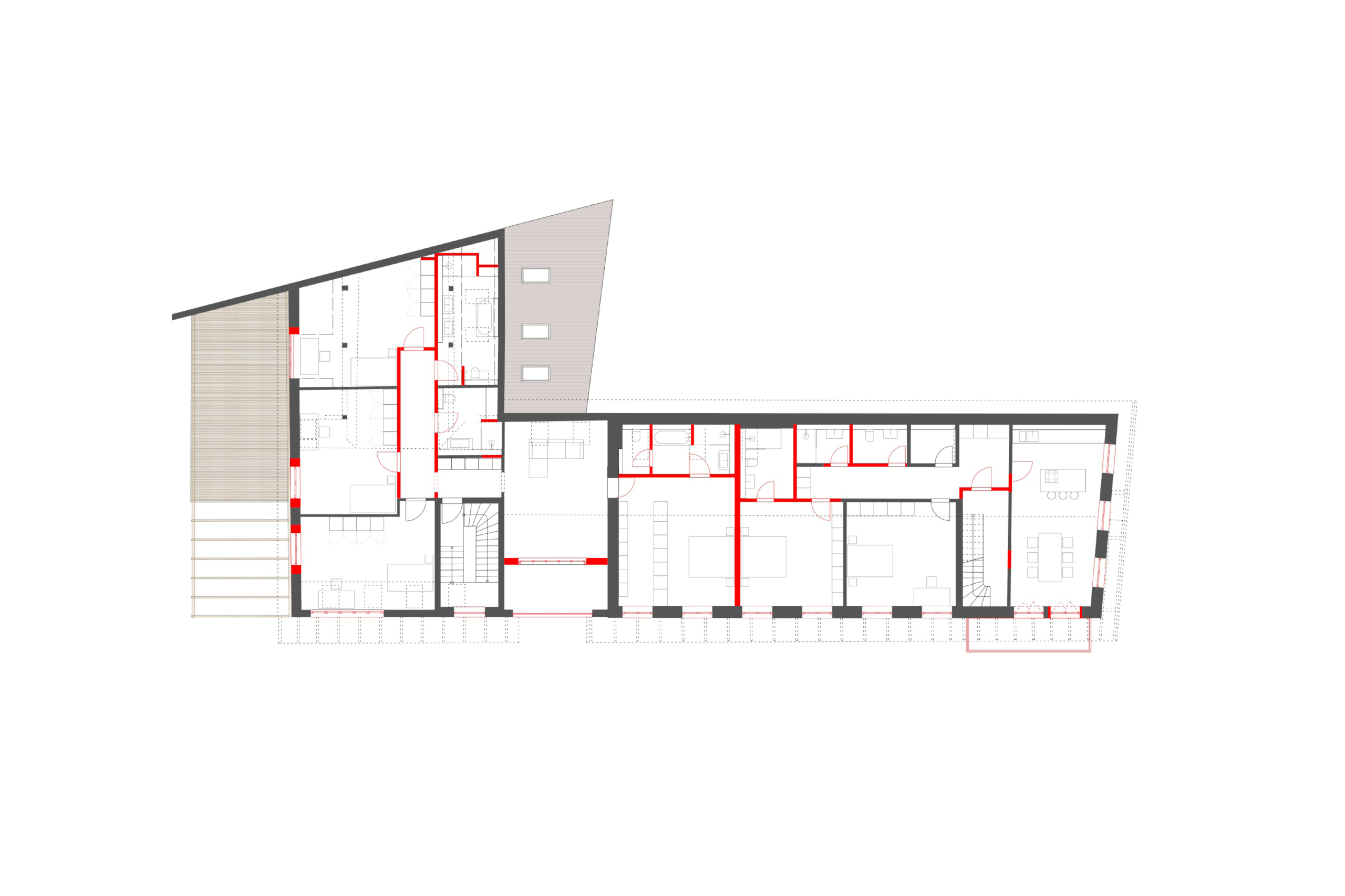 Wohnungsbau, Hoftypologie, Umnutzung